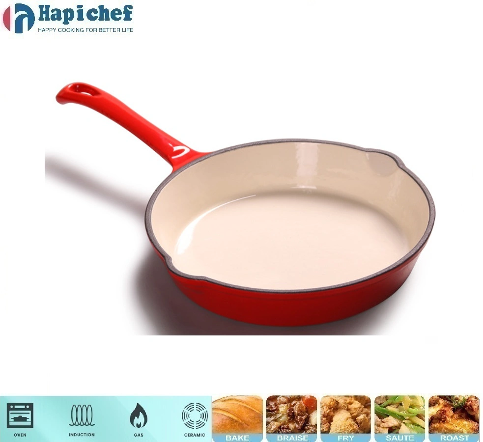 لاج enameled کاسٽ لوهه ڊچ اوون Cooking Utensil Cast Iron Frying Pan Cast Iron Cookware