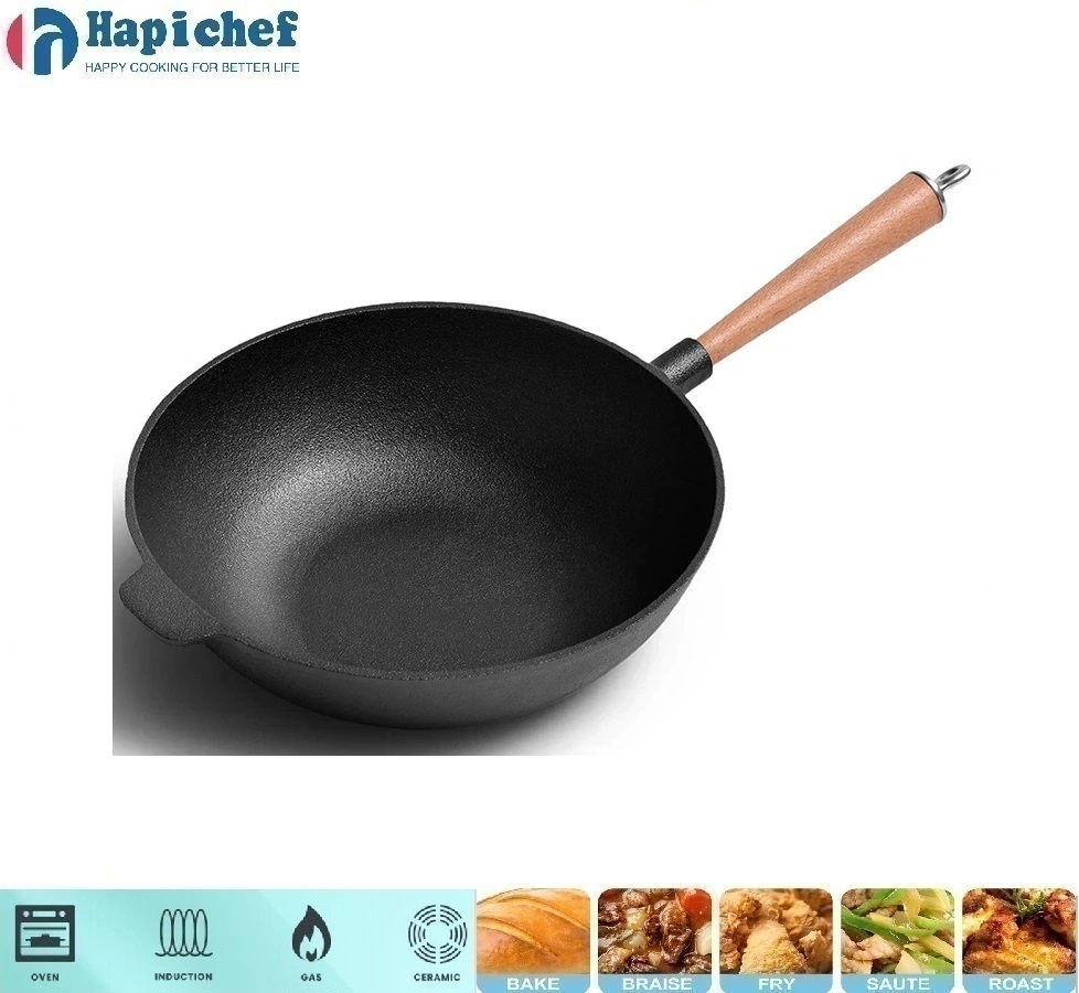 ଲଜ୍ ଏନାମେଲଡ୍ କାଷ୍ଟ ଲୁହା ଡଚ୍ ଚୁଲି | Cast Iron Pot with Long Handle