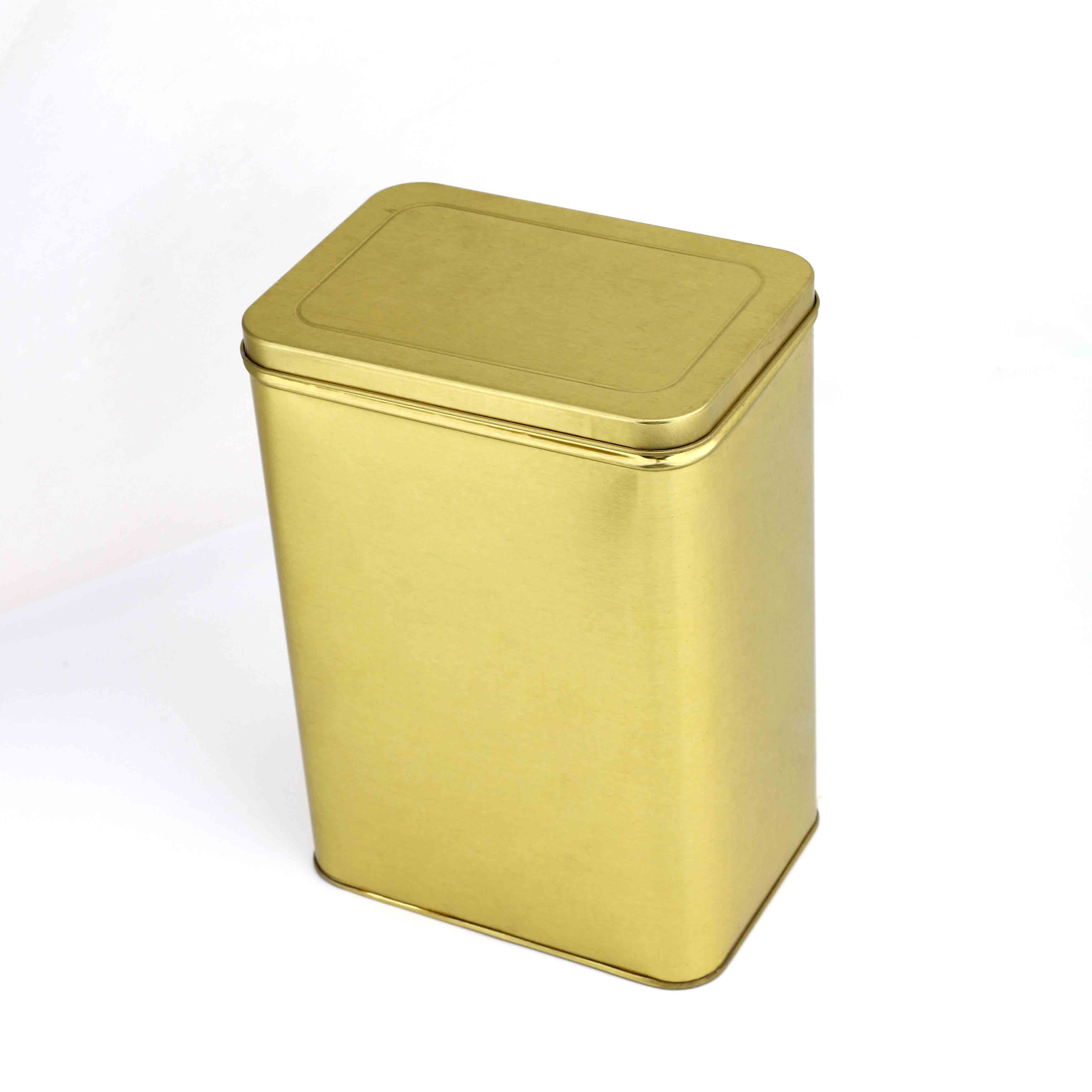 Premium quality tin container with a lid Premium quality tin container with a lid