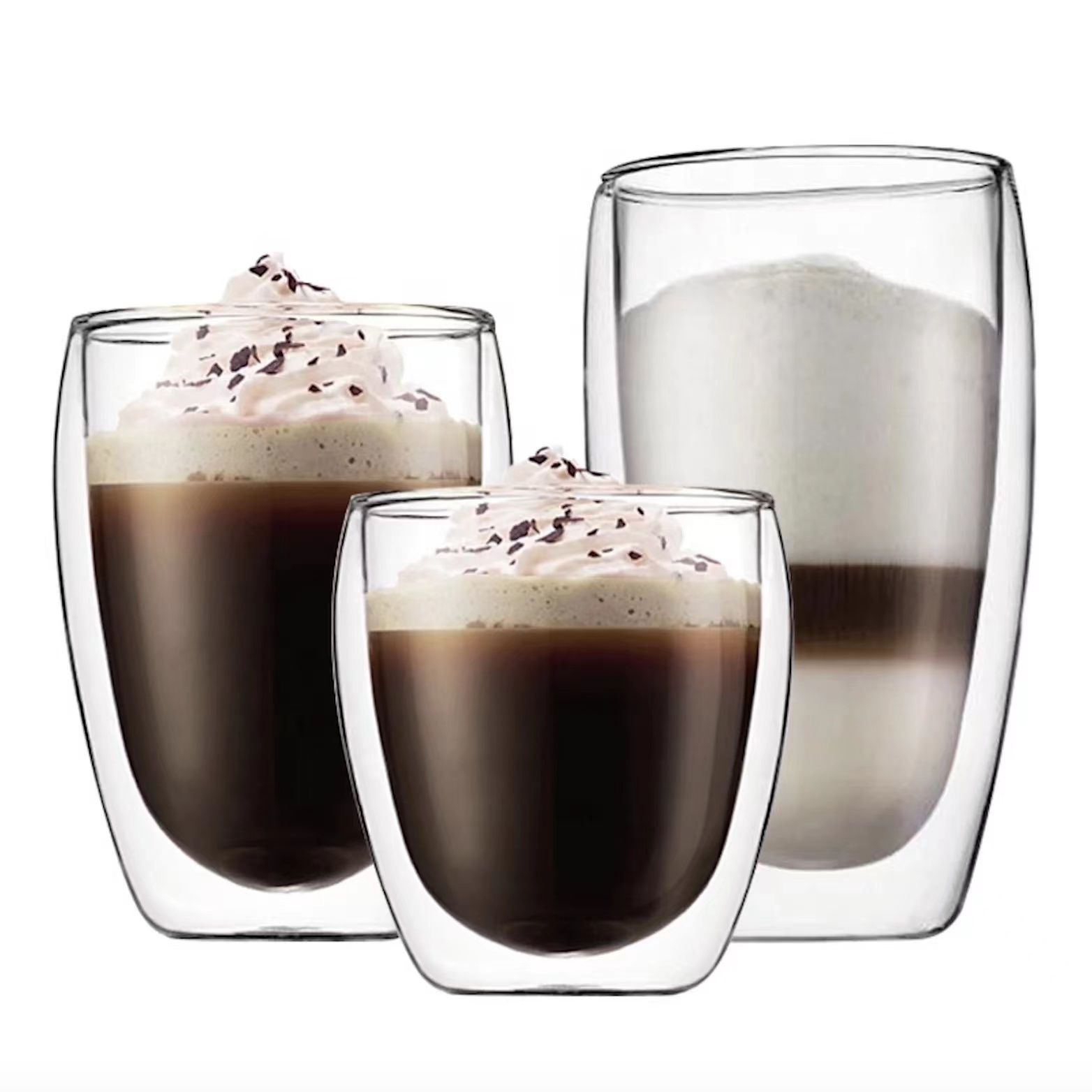 glass coffee mugs borosilicate glass