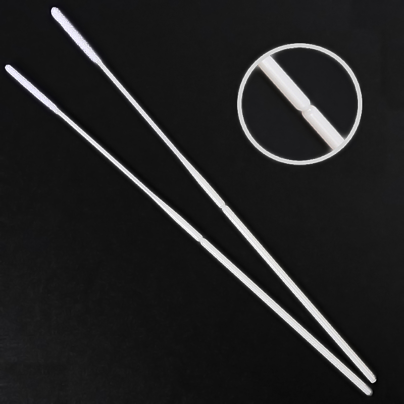 Medical Disposable Sterile Specimen Collection Nylon Flocking Throat Oral Swabs Flocked Nasal Swab