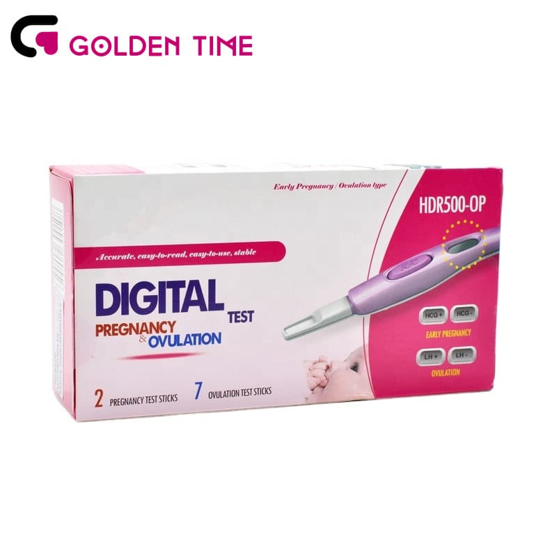The Digital Pregnancy & Ovulation Moniton tests whether pregnant or not by testing the HCG level in urine, or test LH peak value to choose the best time to pregnancy. The test result shows on the LCD screen.