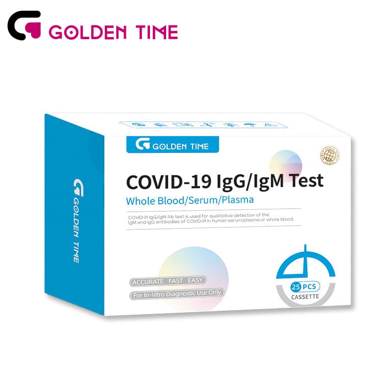 COVID-19 (SARS-CoV-2) IgG/IgM Antibody Test Cassette is a lateral flow chromatographic immunoassay for the qualitative detection of IgG and IgM antibodies to COVID-19 in human whole blood, serum or plasma specimen.