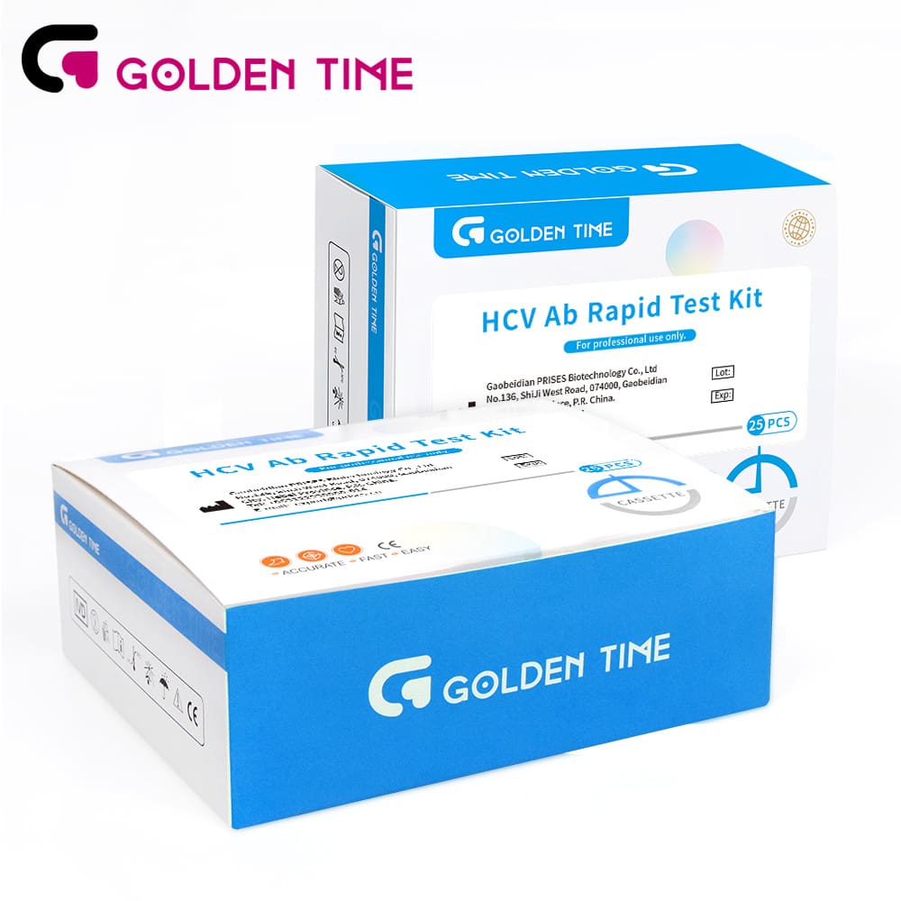 The HCV Ab Rapid Test is a double antigen lateralflow chromatographic immunoassay for the qualitative detection ofanti-hepatitis C virus antibodies (IgG, IgM, IgA) in human serum,plasma or whole blood.