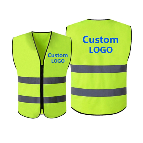 OEM printing logo personalized reflective safety Vest