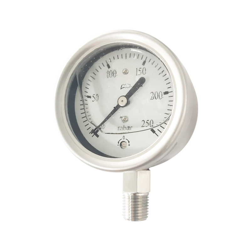 Capsule Pressure Gauge (CPG) -SS case, SS connection , Vibration proof typeYN-(50-160)C