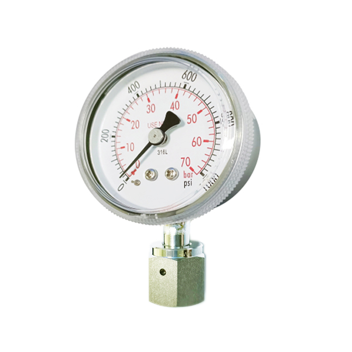 High purity pressure gauge(HPG,H- pressure) - VCR1/4