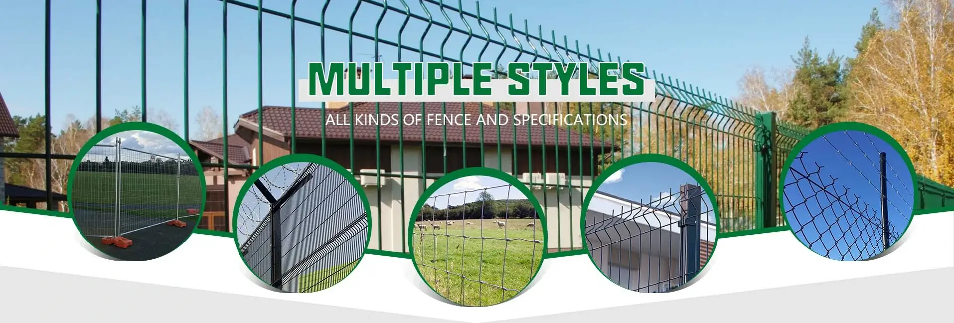 GALVANIZED &PVC COATED WELDED WIRE MESH FENCE