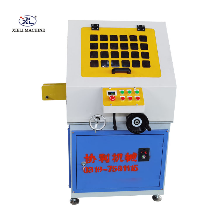 Electric button to adjust the round steel tube polishing machine