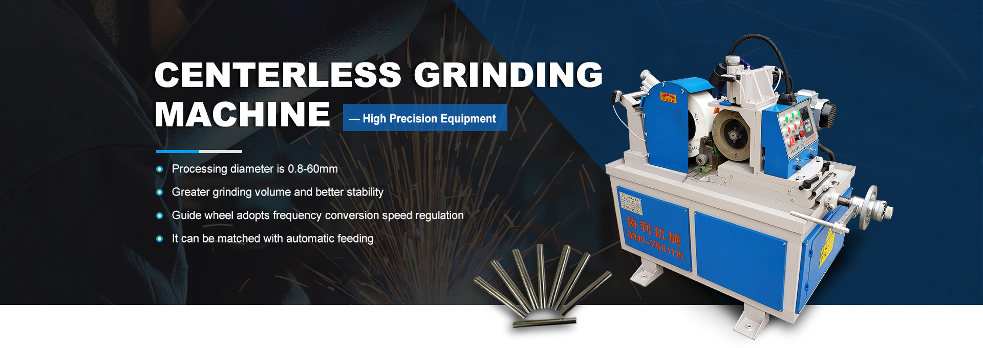 Micron centerless grinding machine exporters.