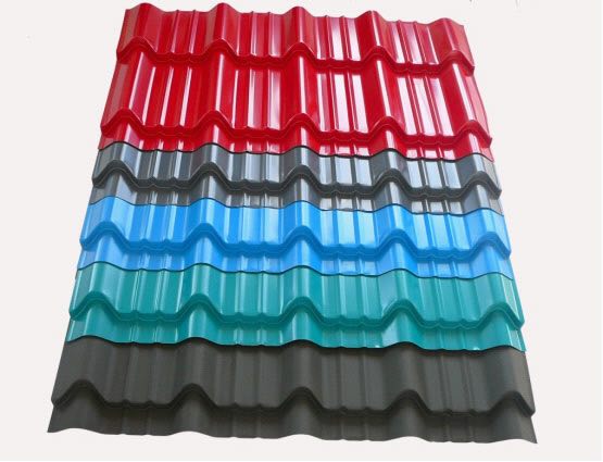 Glazed tile roof sheet forming machine 3m/min