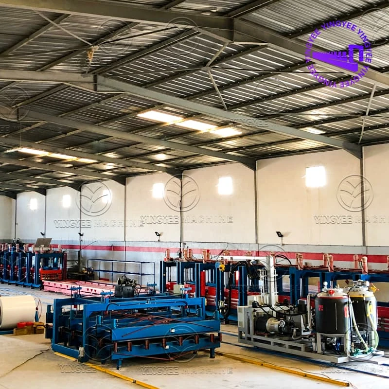 sandwich roof panel production line