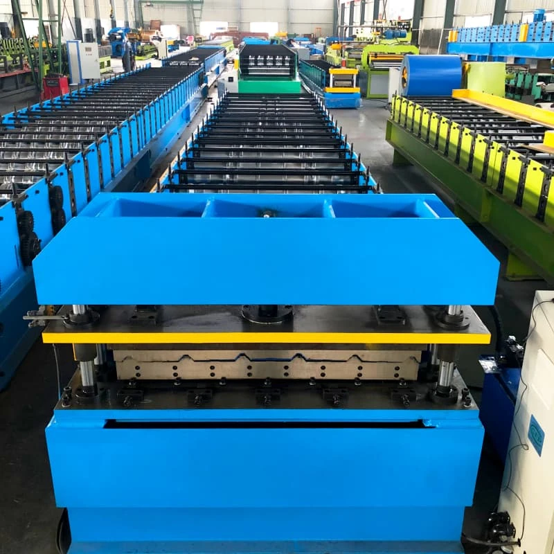 steel roof panel roll froming machine