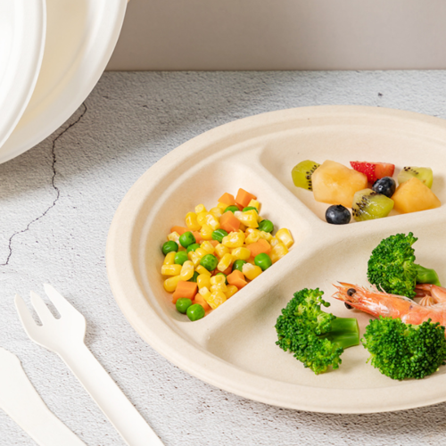 See more Disposable three grid dining plate（9）