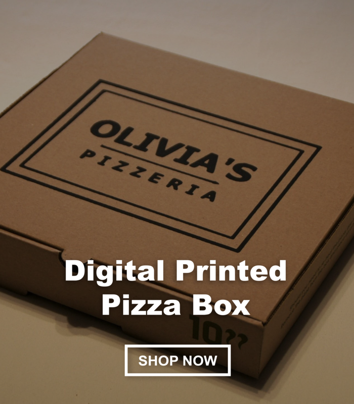 digital printed pizza box