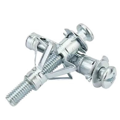 Carbon steel zinc white plated Plasterboard Screw Plug Anchor hollow wall anchor